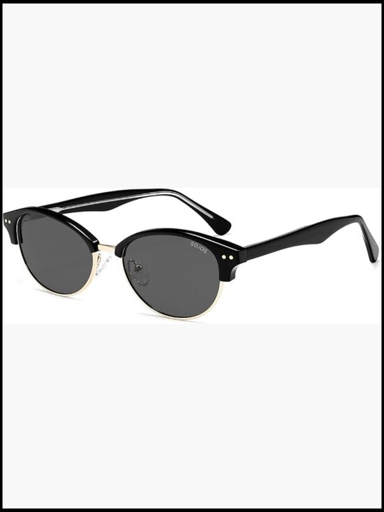 Trendy Oval Polarized Sunglasses Retro Shades Sunnies main image 7